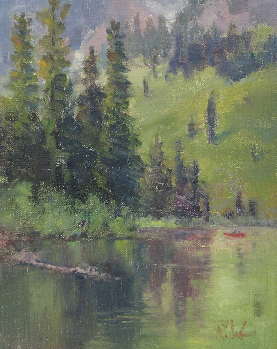 Red Canoe by Lamya Deeb, Image 2.