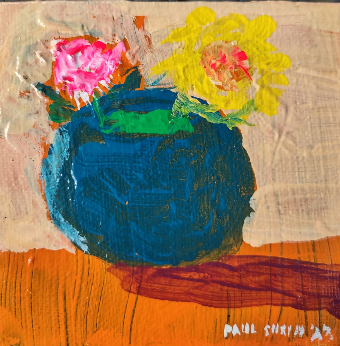 Yellow Flower by Paul Shain 