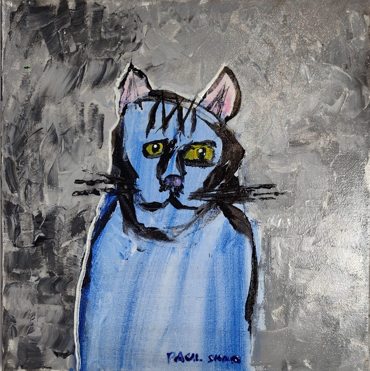 Blue Kitty by Paul Shain 