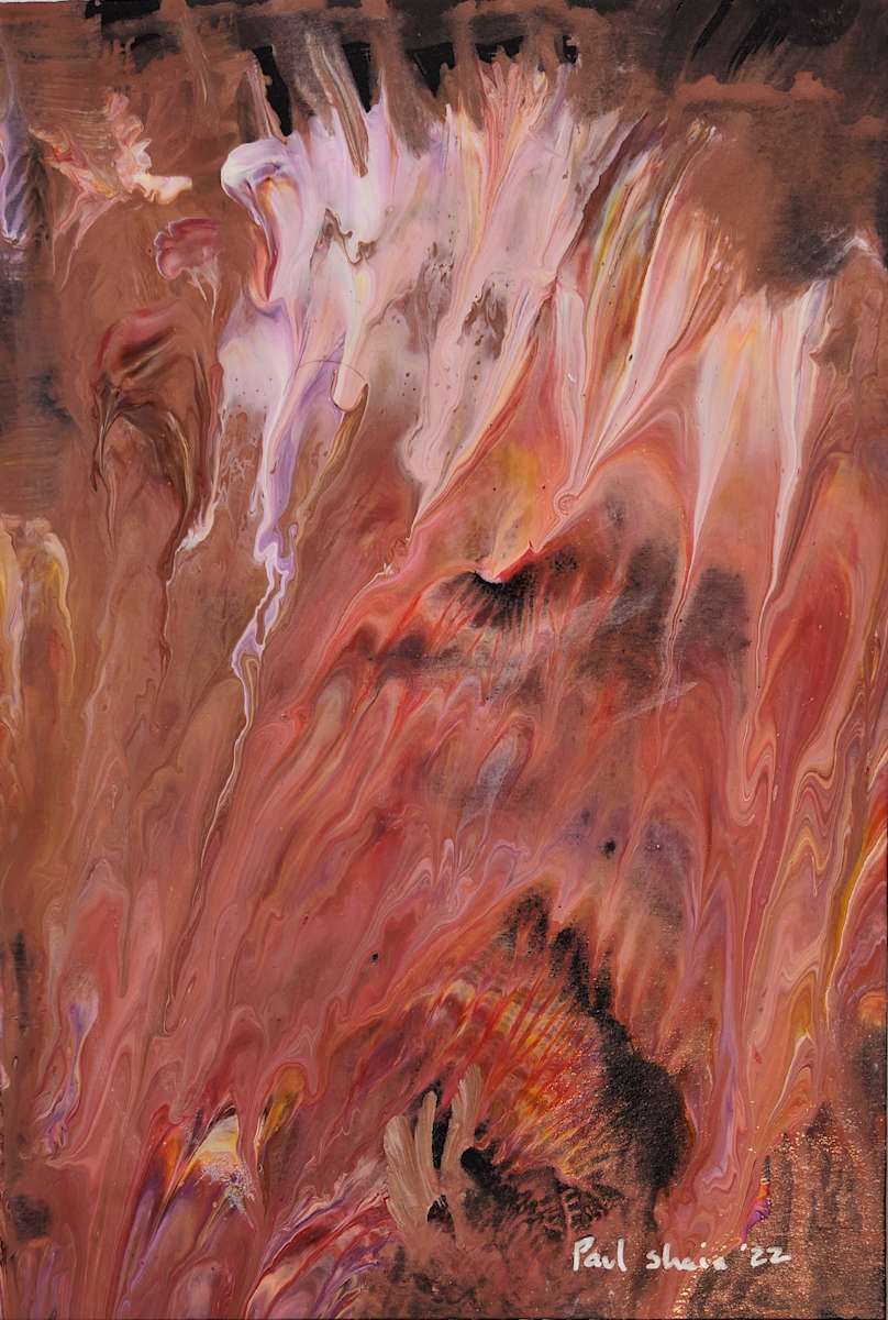 Crimson Cascade by Paul Shain 