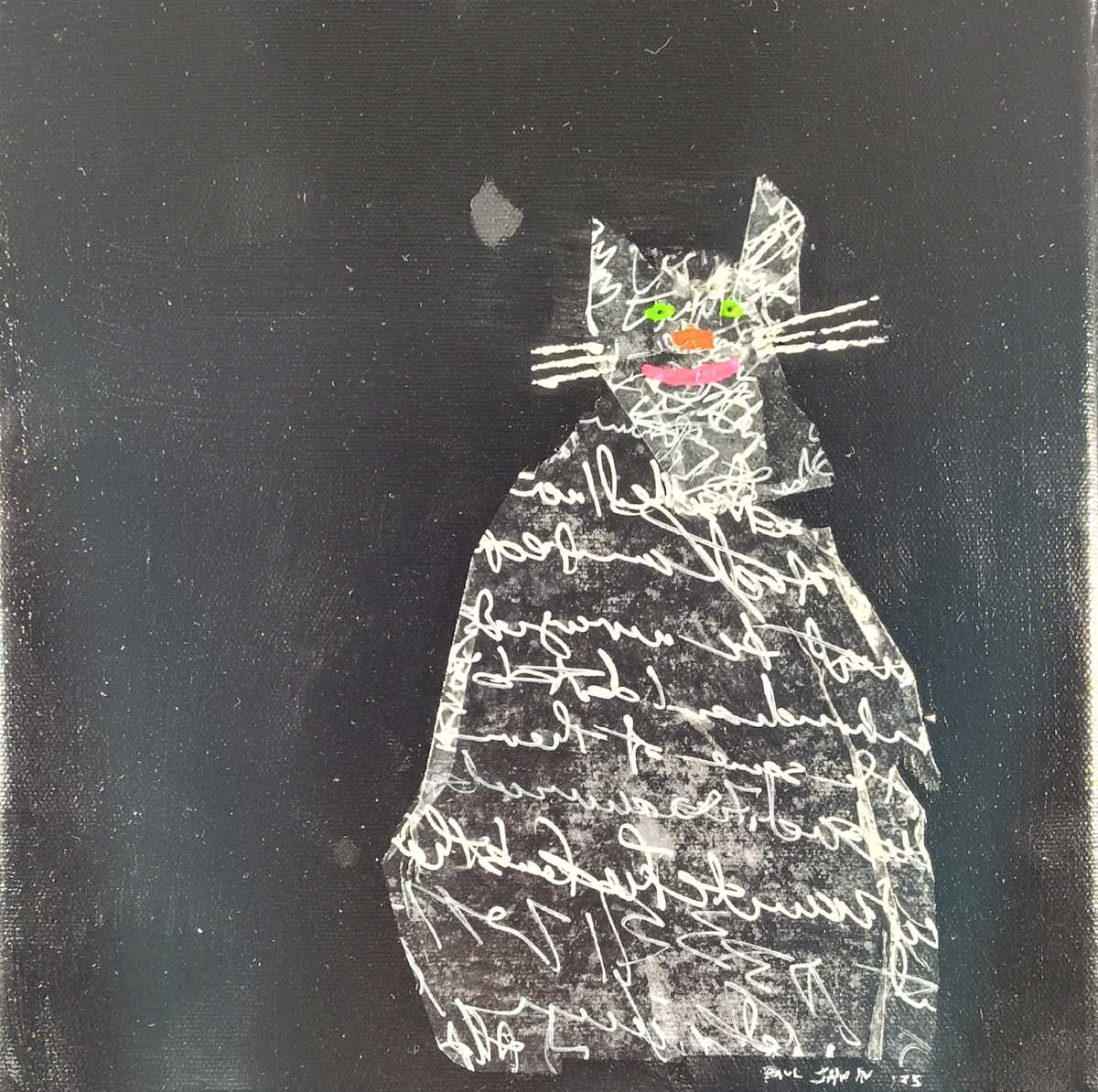 Cheshire Cat by Paul Shain  Image: Not yet varnished