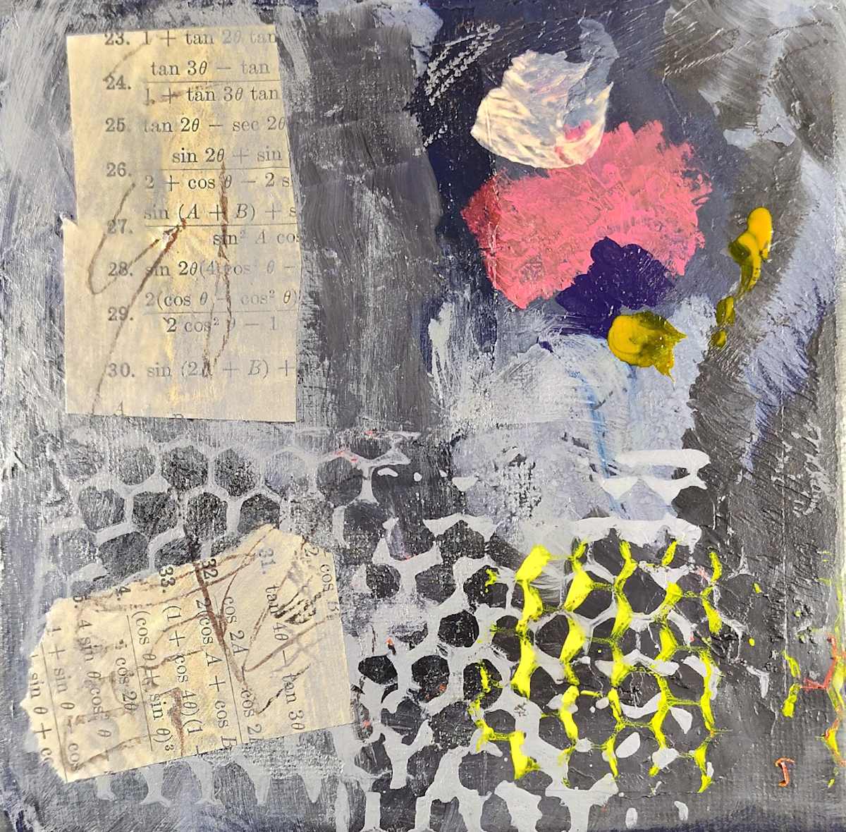 A Mathematical Uncertainty by Paul Shain  Image: Before varnishing