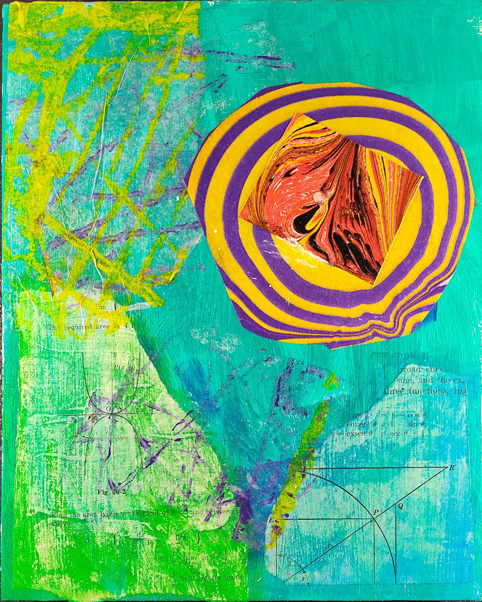 Marble Trails by Paul Shain  Image: Before varnishing