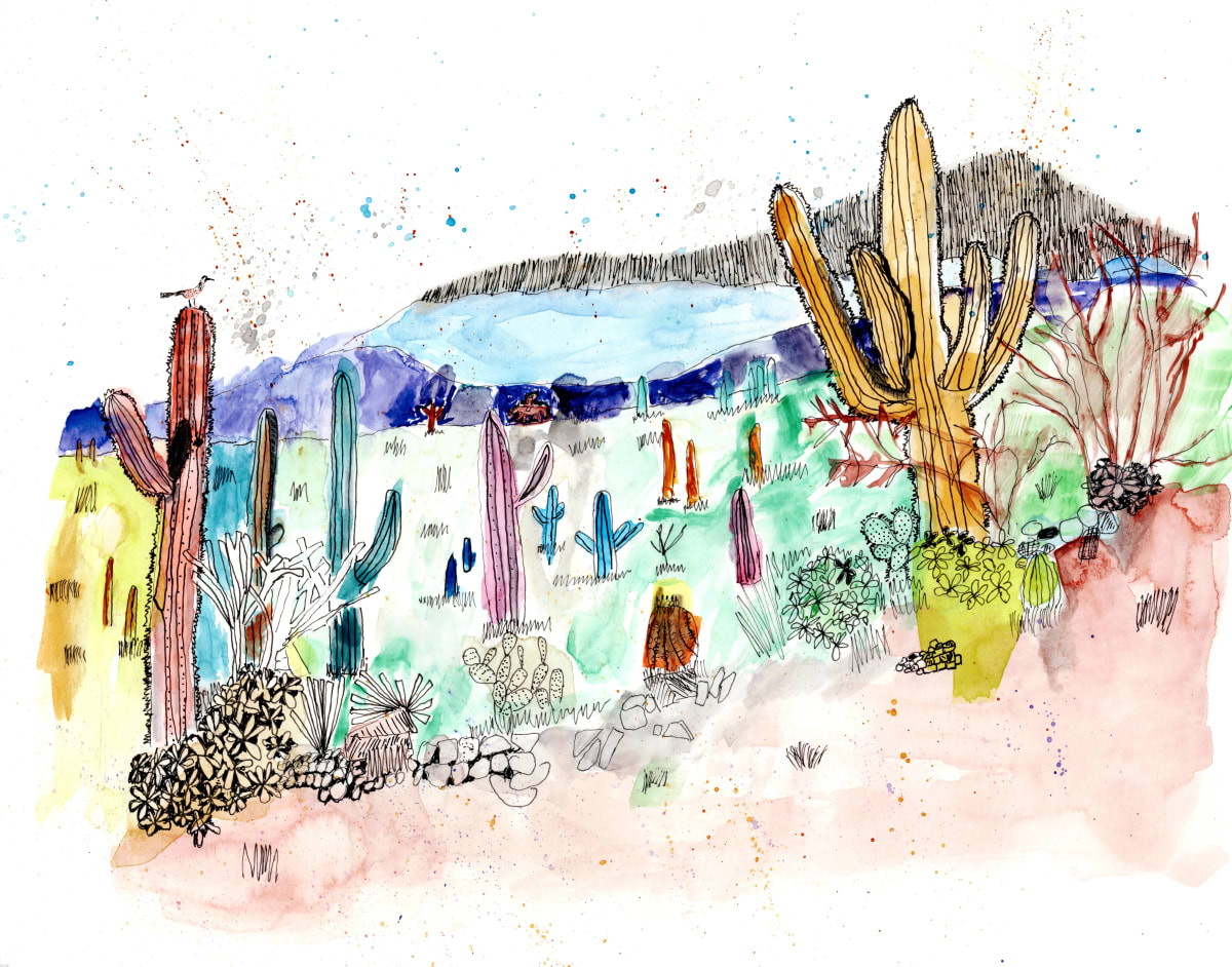 Lost in the Saguaros by Paul Shain 