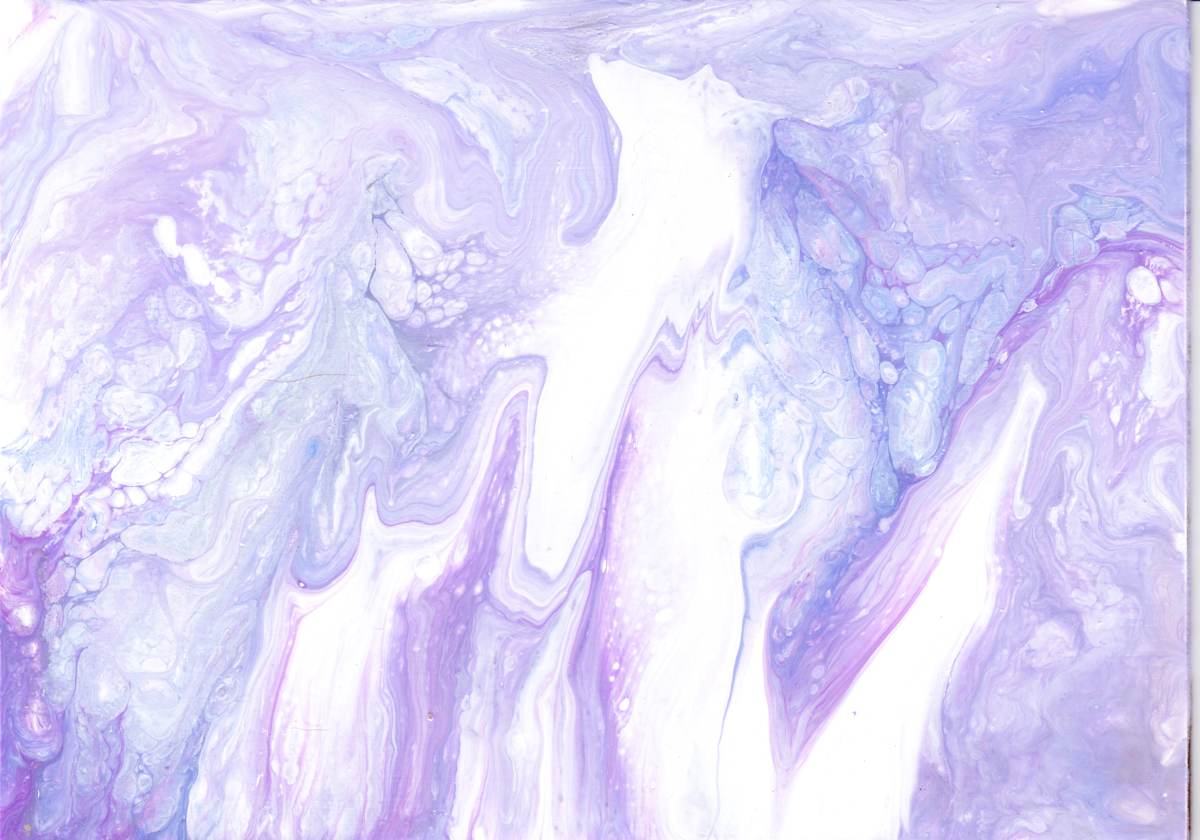 Monotype in Mauve by Paul Shain 