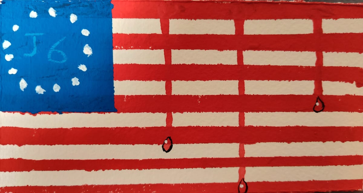 When Flags Cry (Study) by Paul Shain 