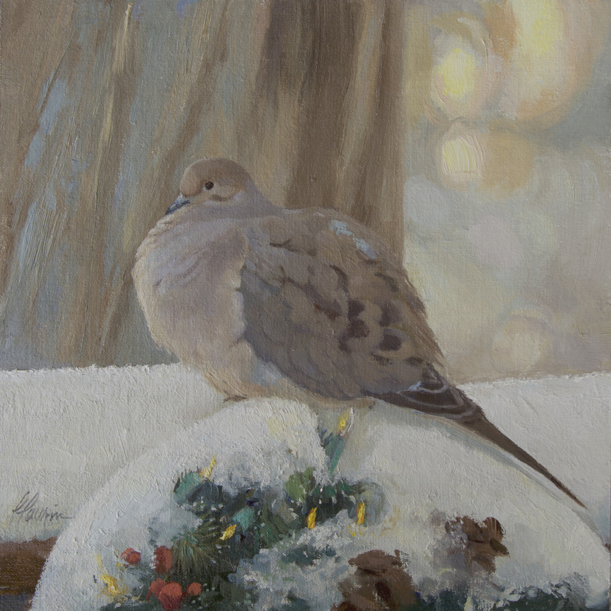 Christmas Dove by Lili Anne Laurin 