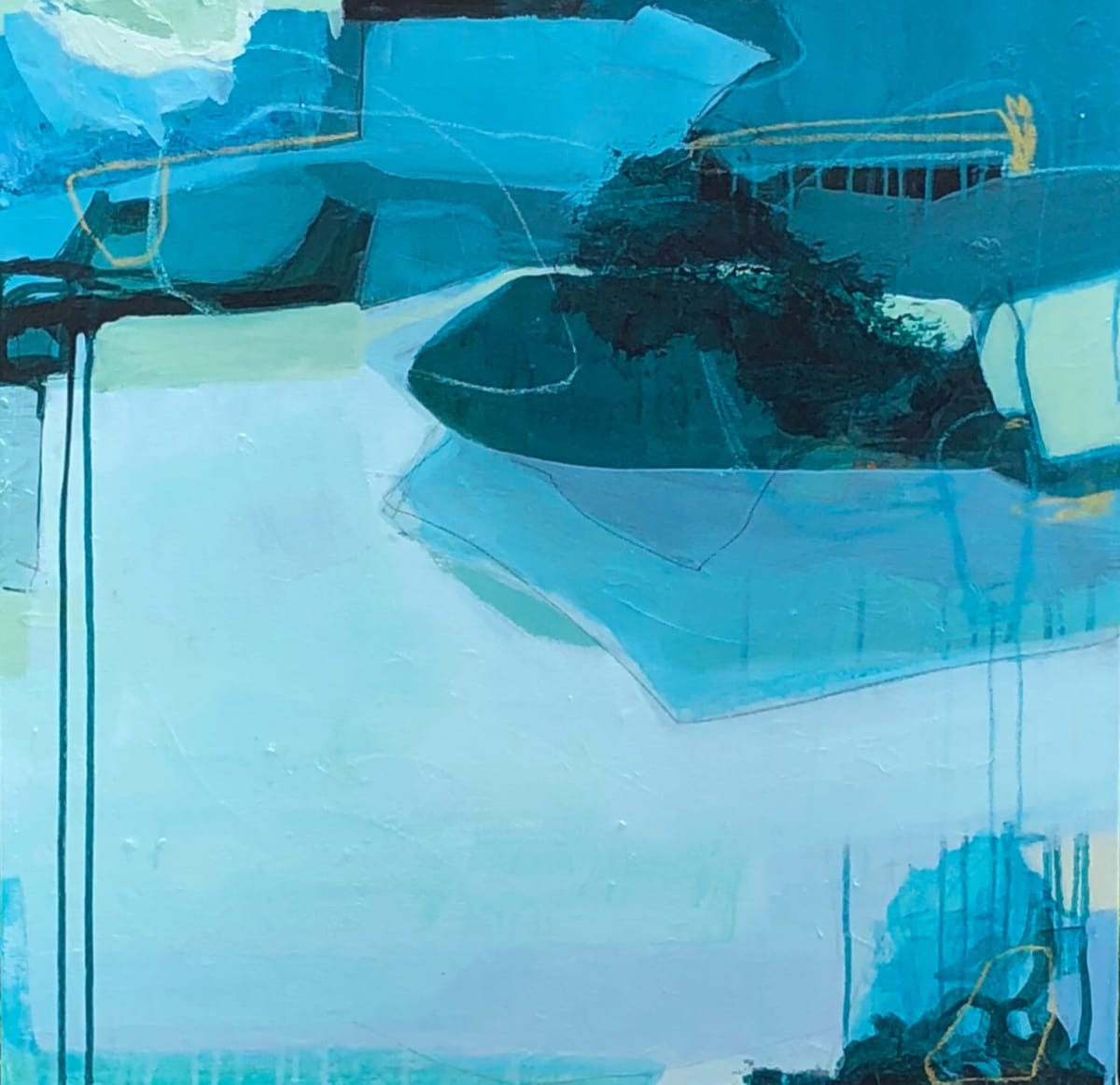 Caribbean Island by Tammy Keller Contemporary Art, Image 1.