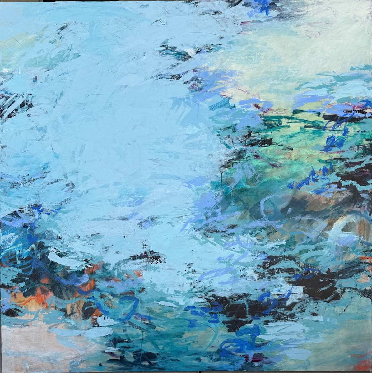 Monet's Reef by Tammy Keller Contemporary Art, Image 1.