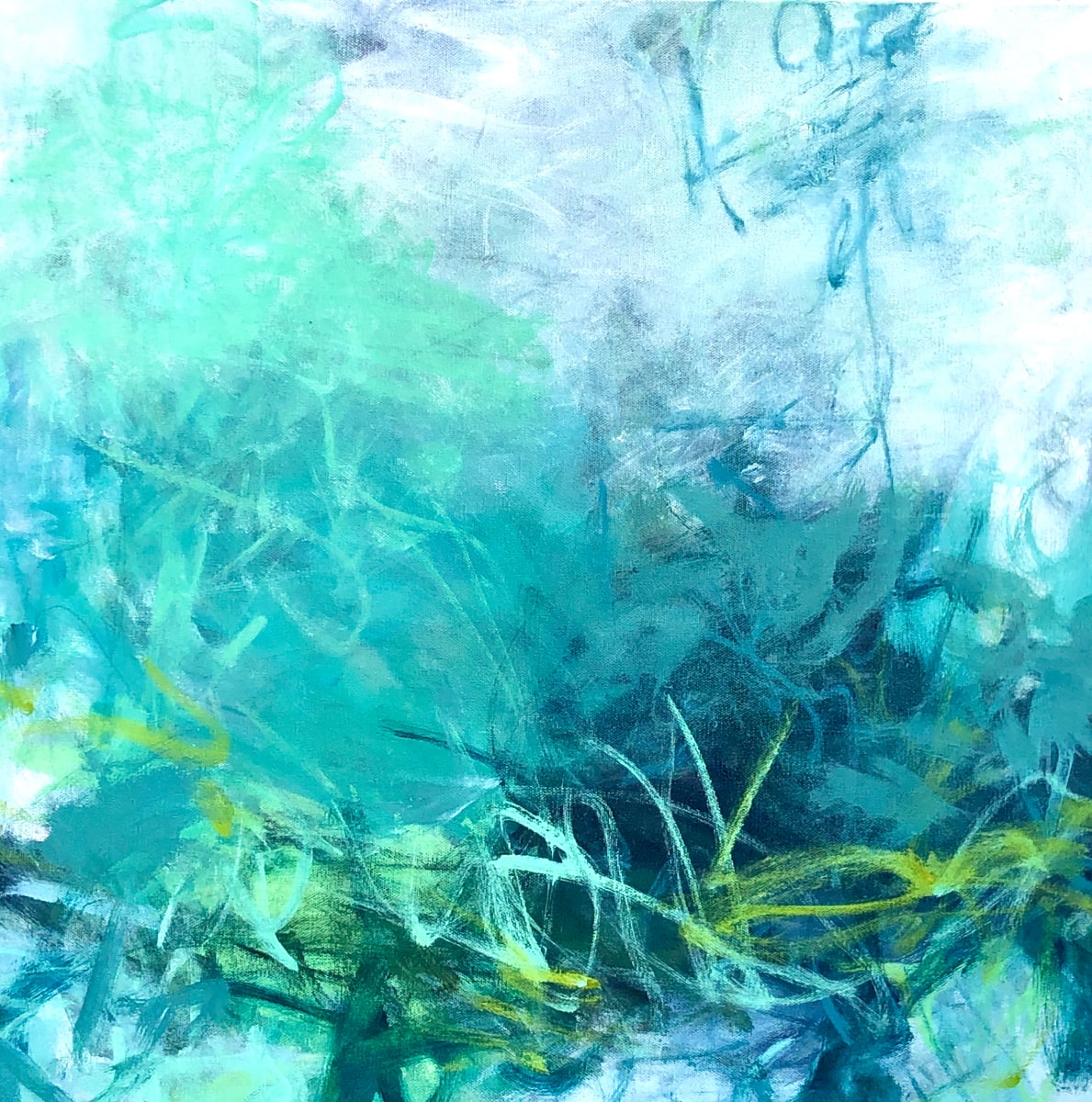 Wading In The Shallow by Tammy Keller Contemporary Art 