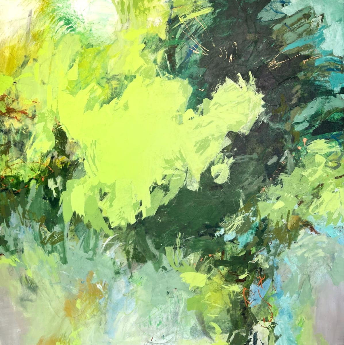 Tropical Greens by Tammy Keller Contemporary Art, Image 2.
