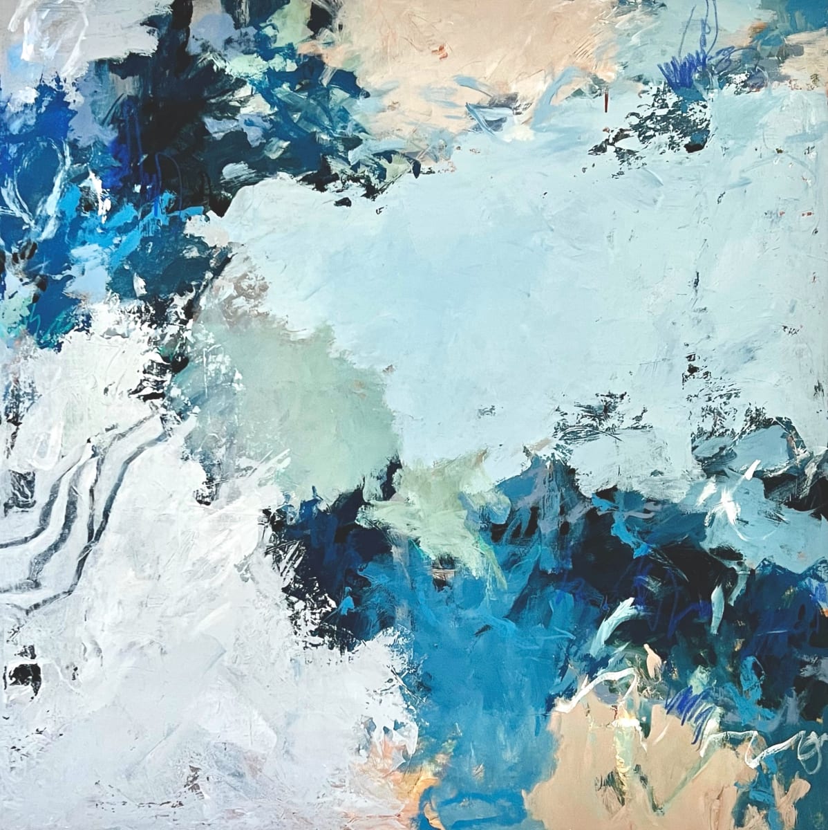 Icy Moments by Tammy Keller Contemporary Art, Image 1.