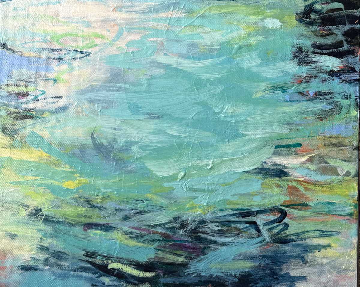 Mini Monet #3 by Tammy Keller Contemporary Art, Image 4.