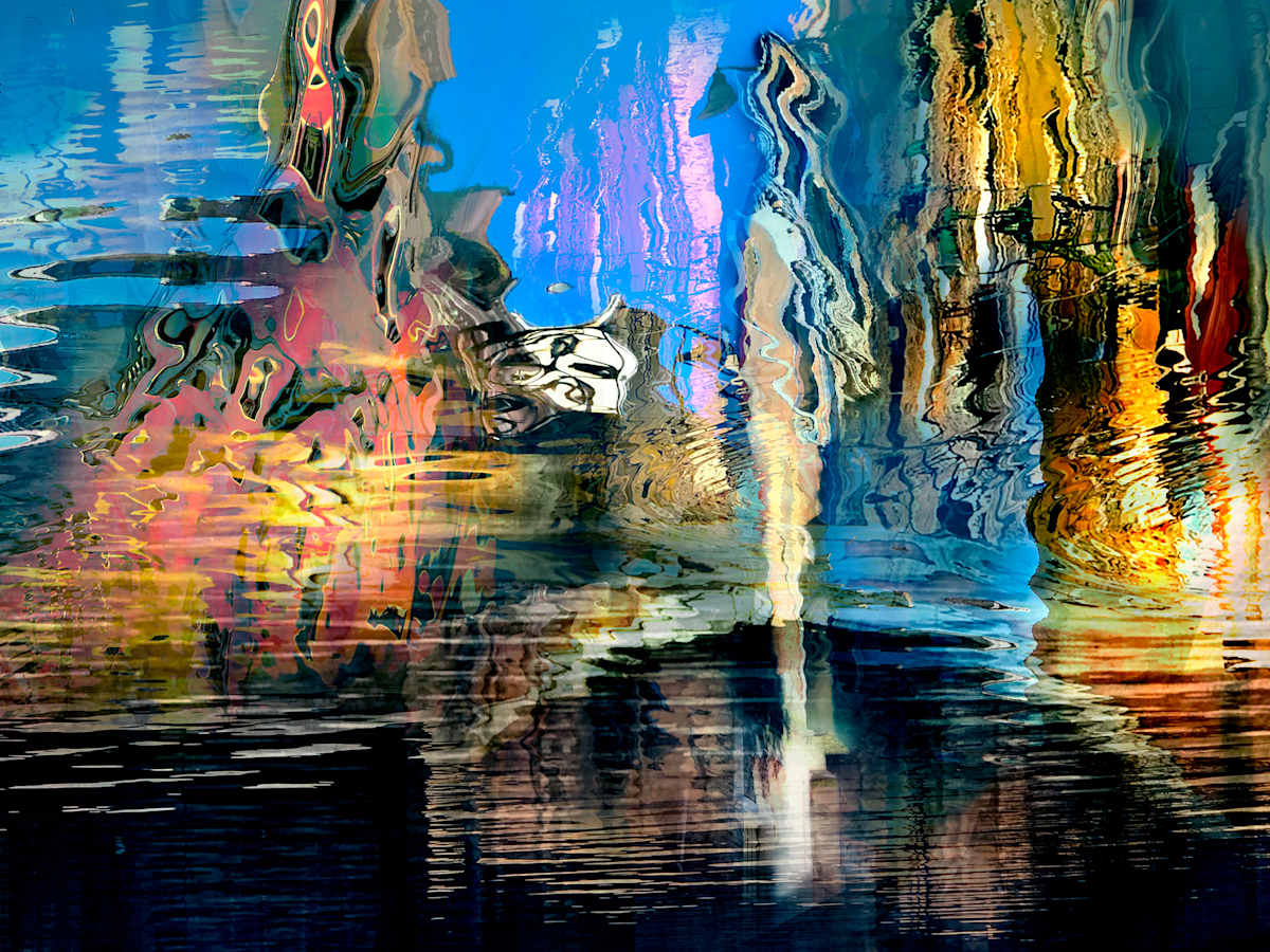 Venice Underwater City Daytime 2/200 by Elaine Pratt