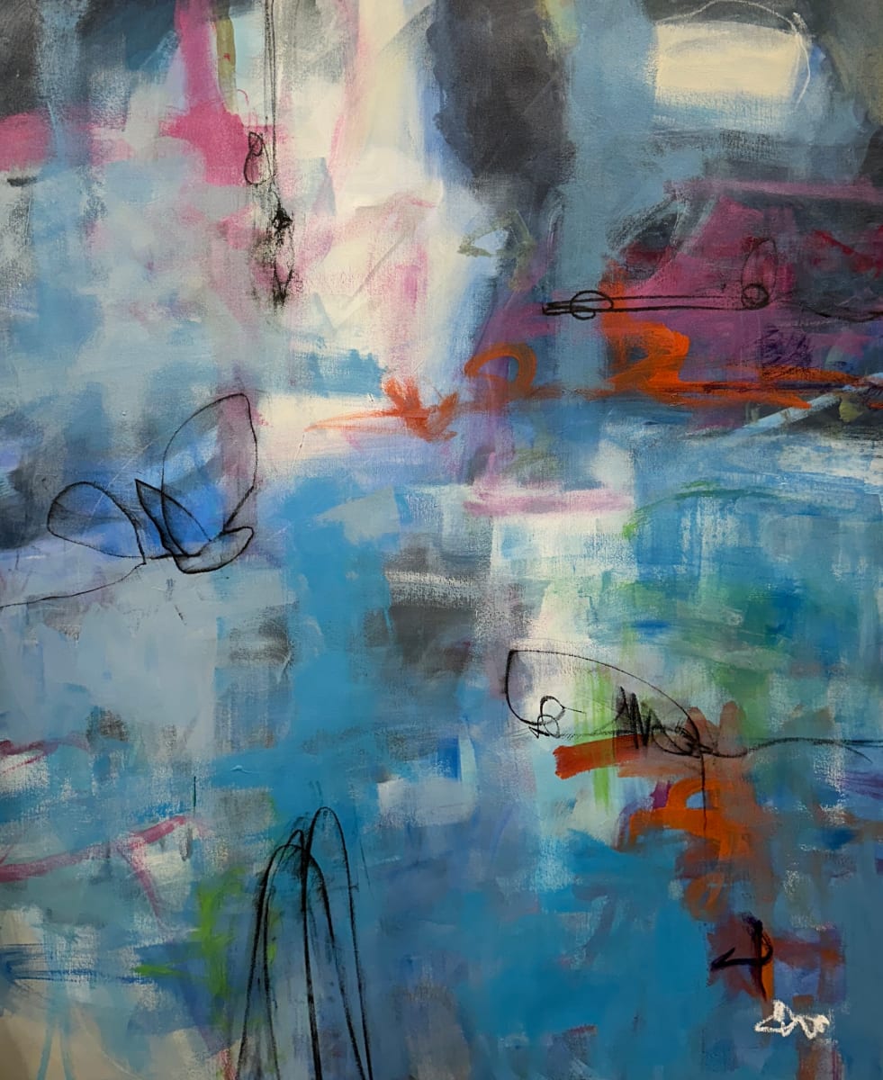 Tropical Storm by Carol MacConnell  Image: Tropical Storm original abstract by Carol MacConnell