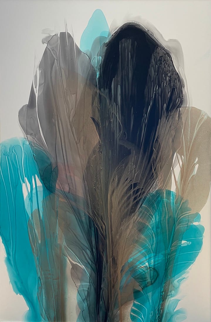 Bronze & Turquoise by Carol MacConnell 