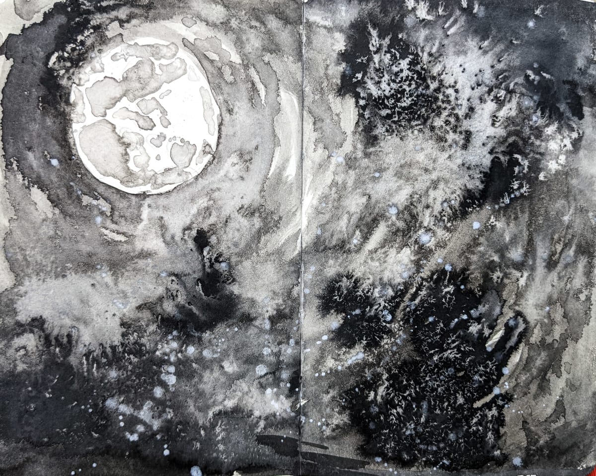 Ink Drawing 2017 VII by Lex R. Thomas 