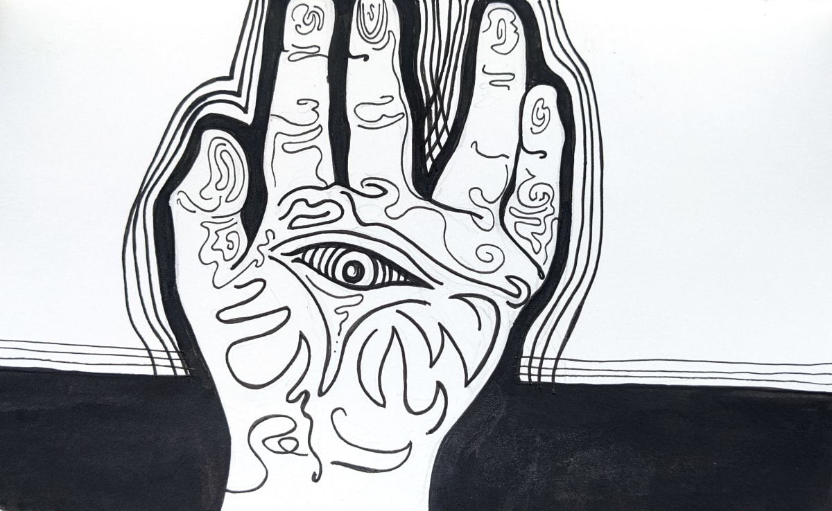 Ink Drawing 2017 VIII by Lex R. Thomas 