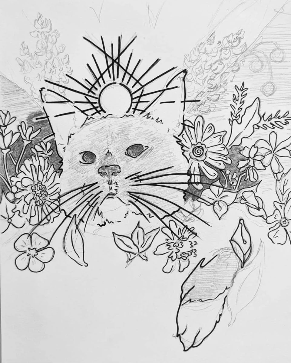 Cat Study 2020 by Lex R. Thomas 