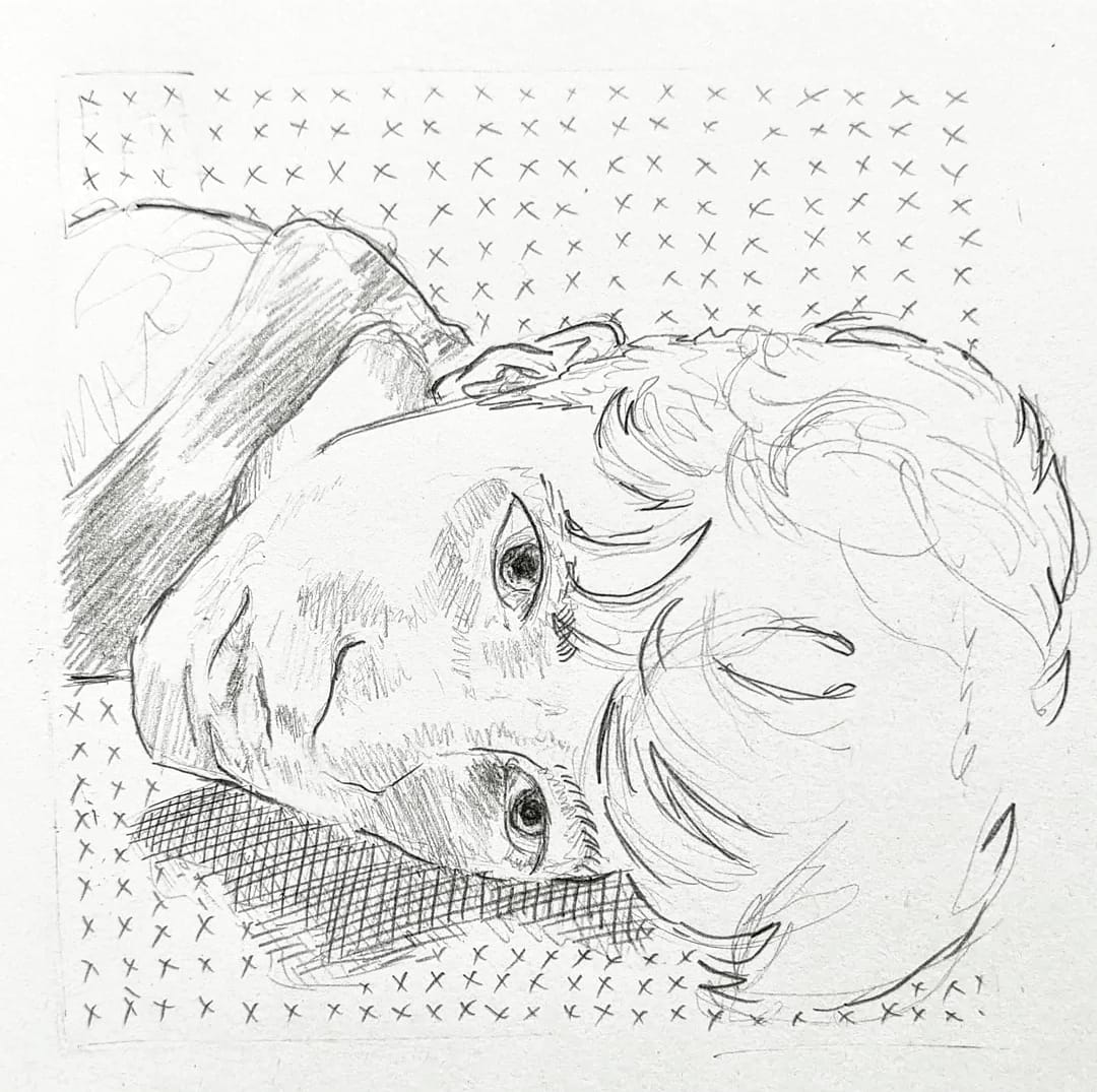 Self Portrait Study 2021 by Lex R. Thomas, Image 1.