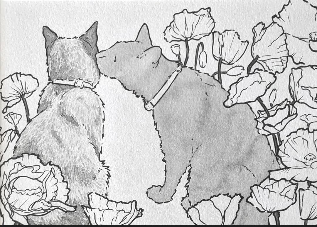 Kissing Cats by Lex R. Thomas, Image 1.