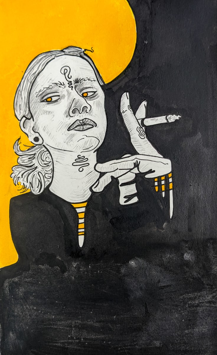 Self Portrait 2018 II by Lex R. Thomas 