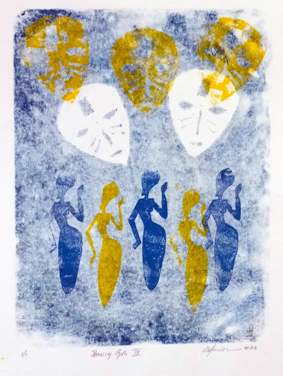 DANCING GIRLS 3 by Linda Leftwich, Image 1.