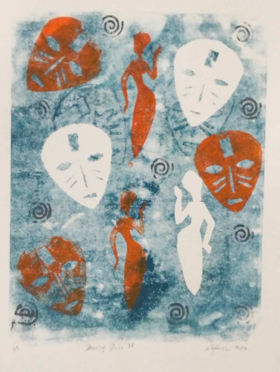 DANCING GIRLS 4 by Linda Leftwich, Image 1.