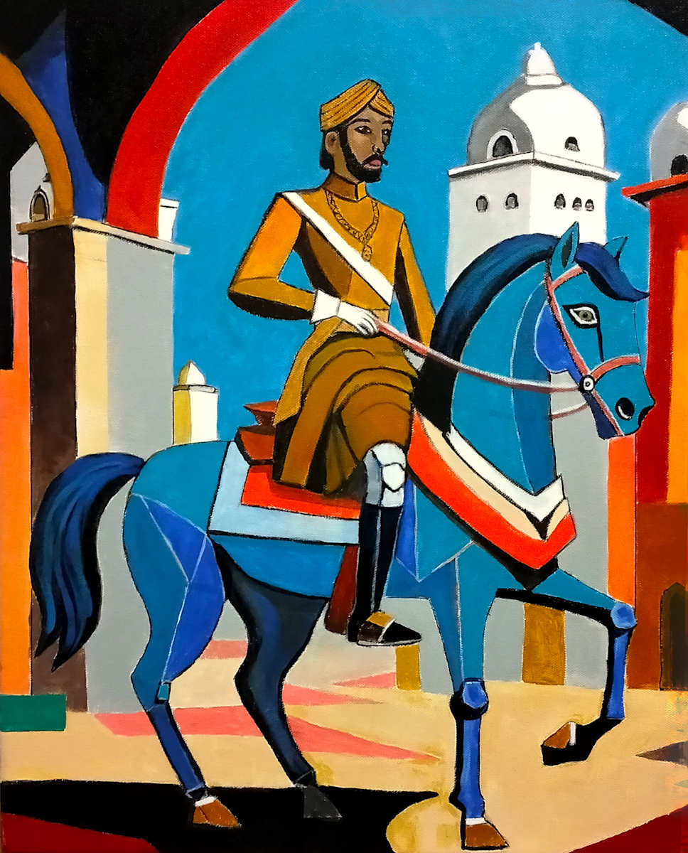 RAJPUT by Linda Leftwich  Image: Cavalry soldiers of the old and British Raj