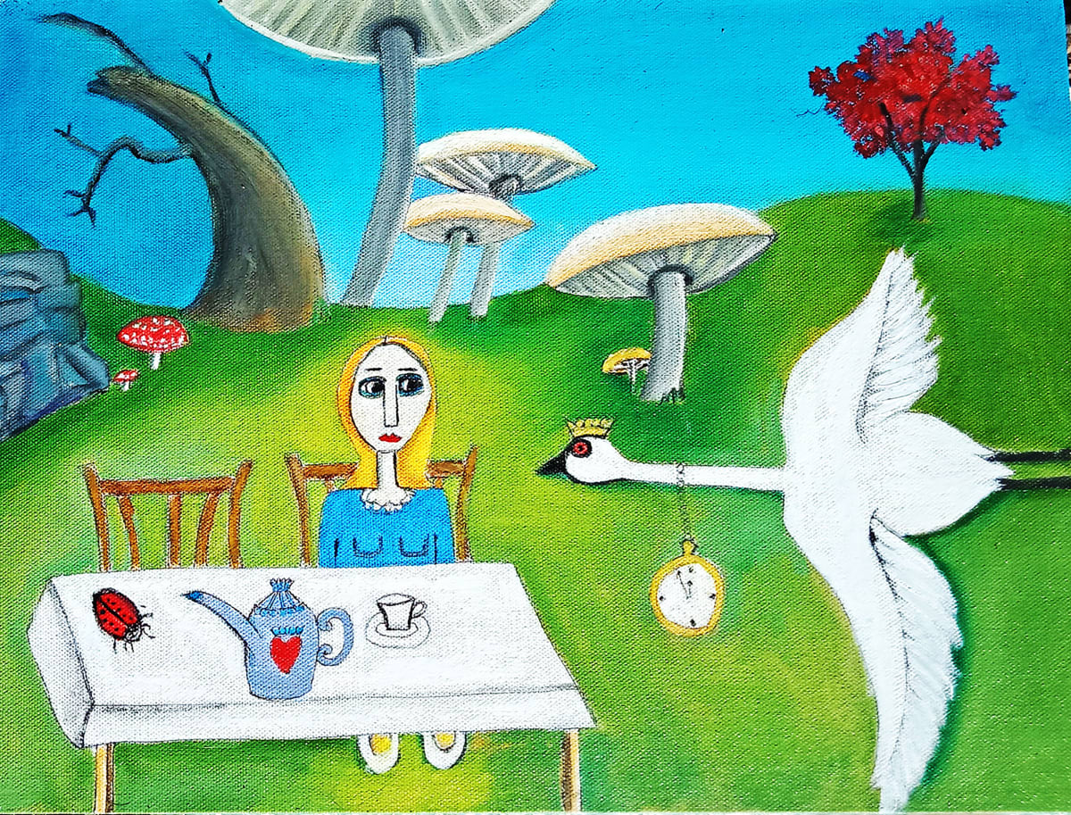 TABLE FOR ONE by Linda Leftwich, Image 1.