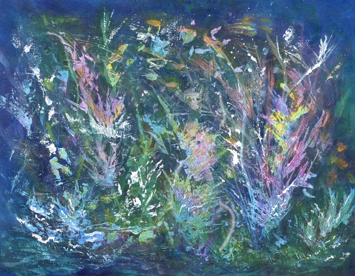 Sea Lace by CHERYL L KANUCK  Image: Sea Lace- Original acrylic painting by Cheryl Kanuck
