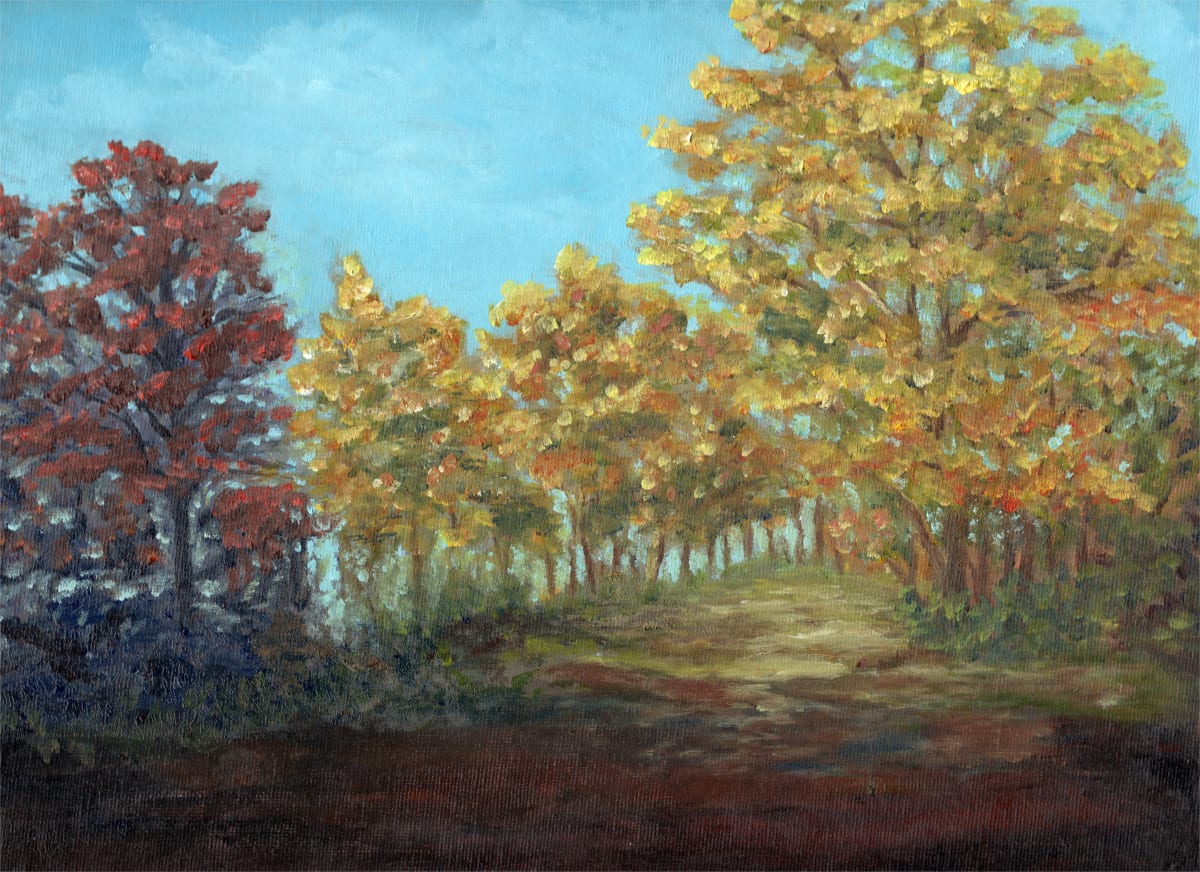 Edge of Fall by CHERYL L KANUCK  Image: Edge of Fall original oil painting by Cheryl Kanuck