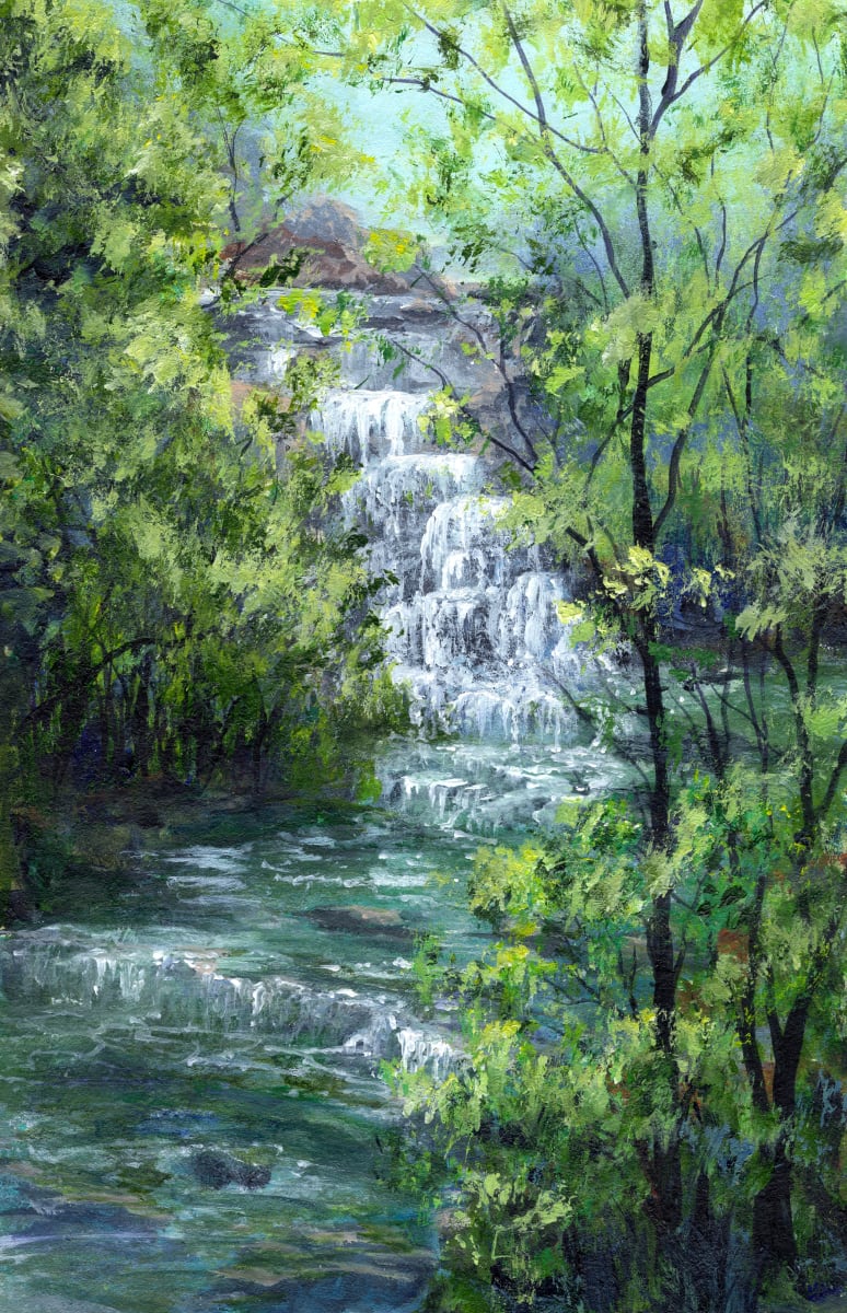 Water Steps To Spring by CHERYL L KANUCK 