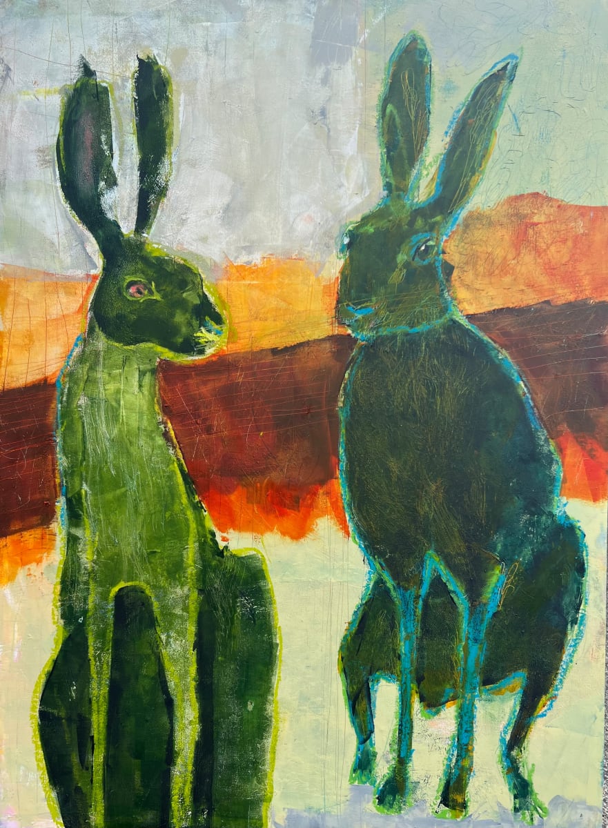 Hares by Laurel Antur 
