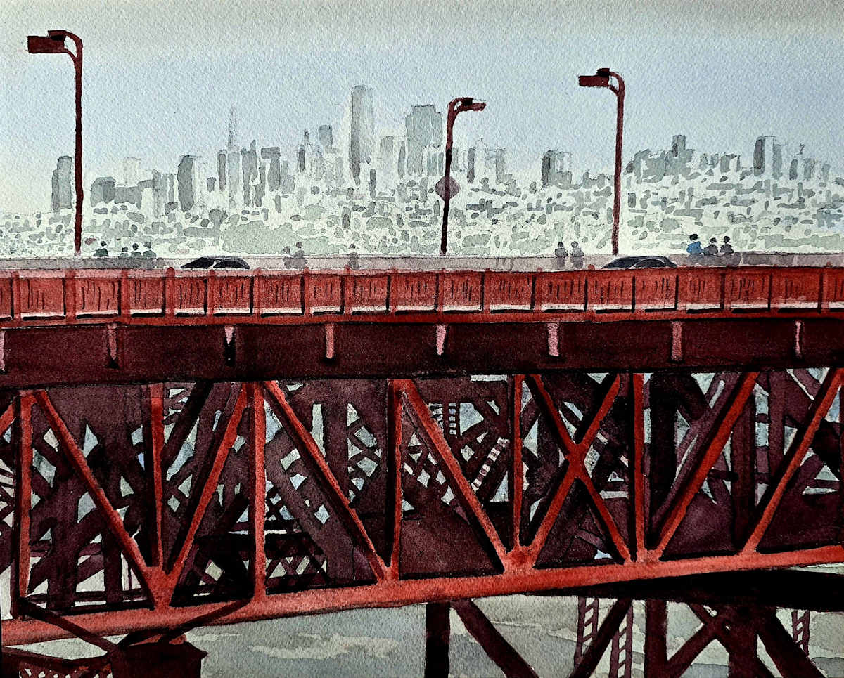 City Icon by Andy Forrest - Seismicwatercolors, Image 2.