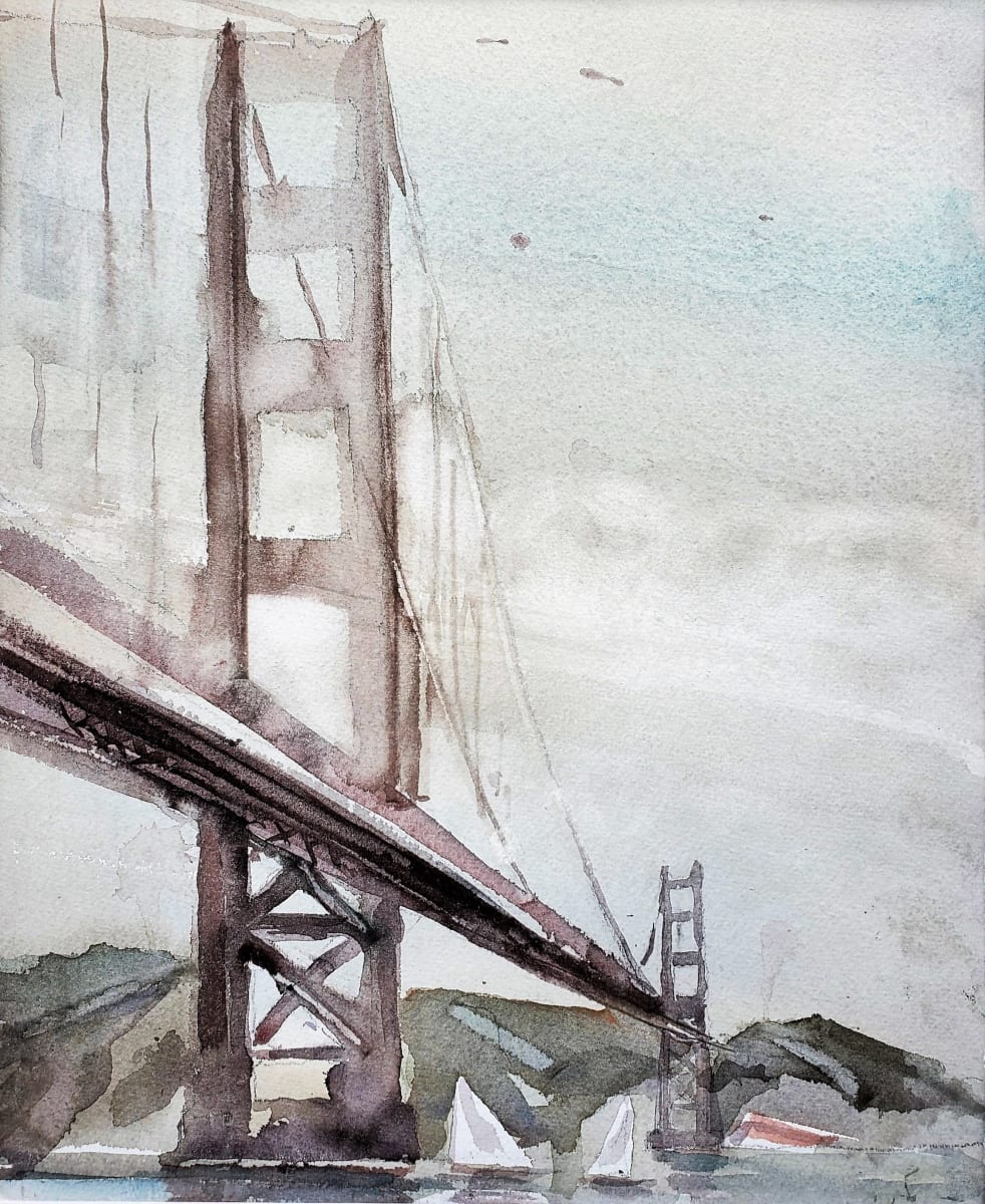 Foggy Golden Gate by Andy Forrest  Image: Foggy Golden Gate during Plein Air 2019