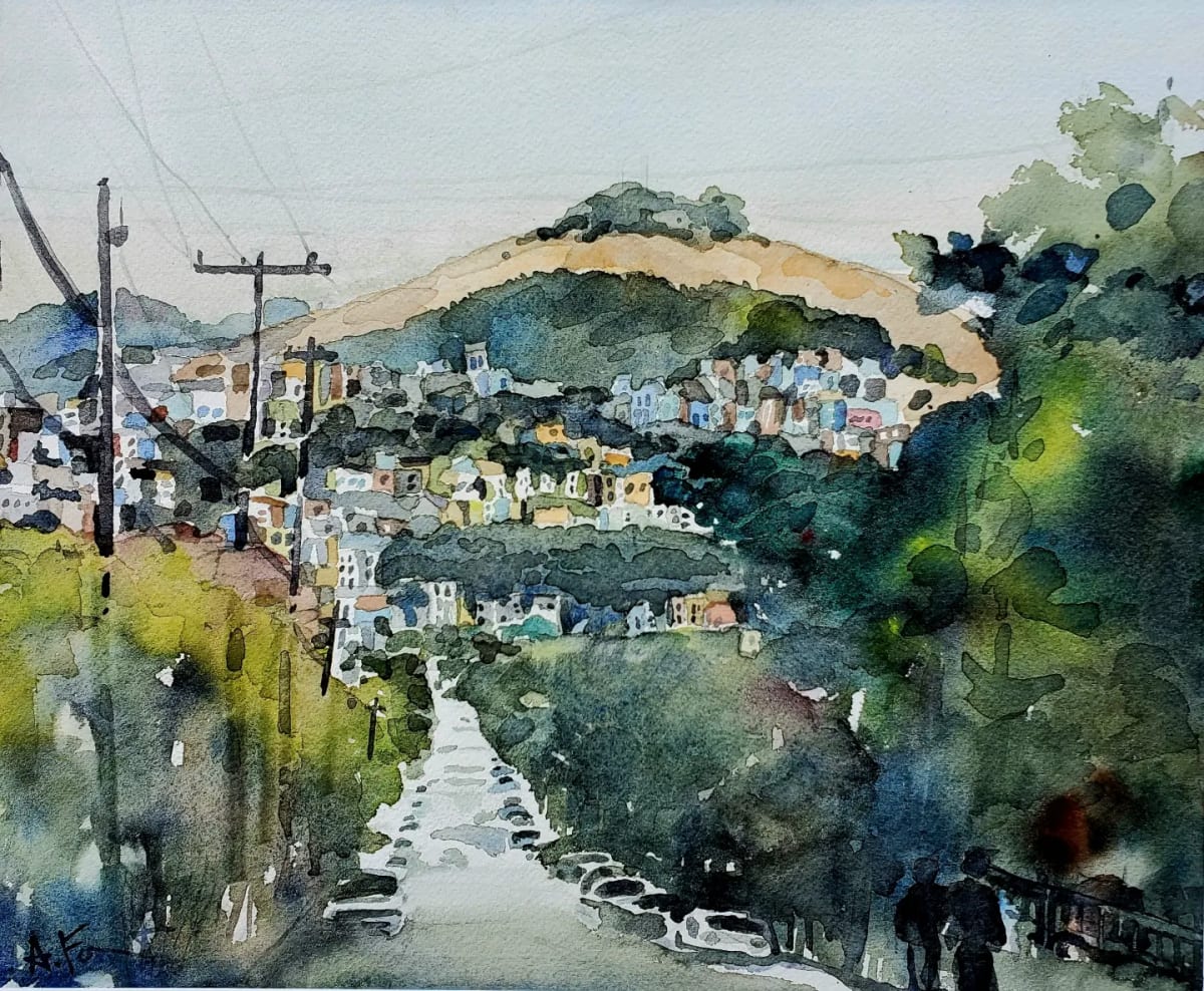 Bernal Heights View by Andy Forrest  Image: Looking down 29th Street towards Bernal Heights, S.F.