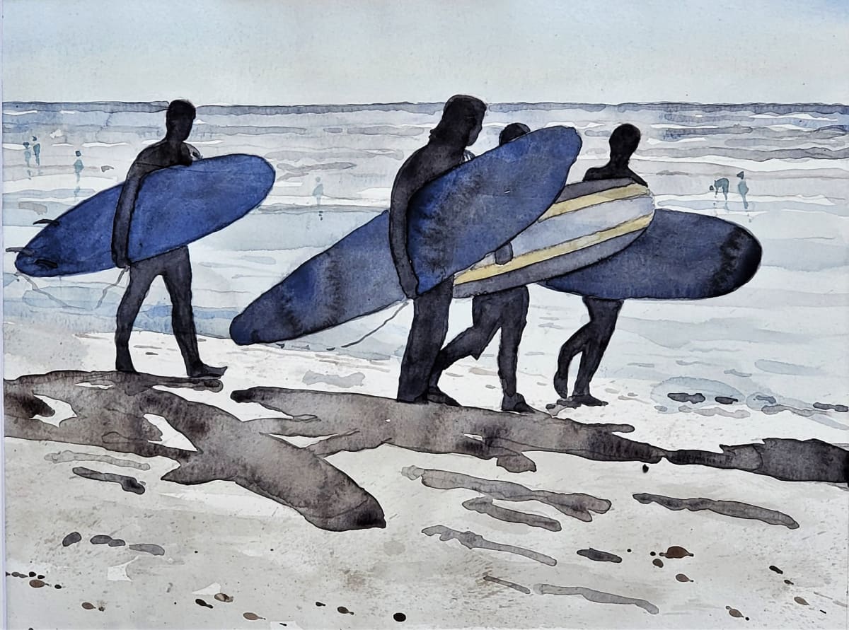 Surfing Buddies by Andy Forrest  Image: Surfing At Ocean Beach in San Francisco Is No Walk In The Park!