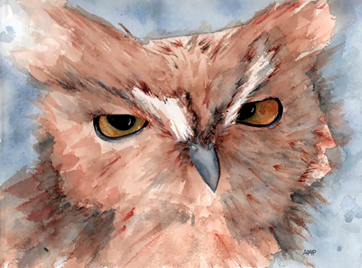 Great Horned Owl by Anja Marie Peyfuss 