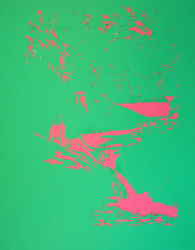 Waterfall (watermelon) by Ella Davidson  Image: Waterfall (watermelon) by Ella Davidson