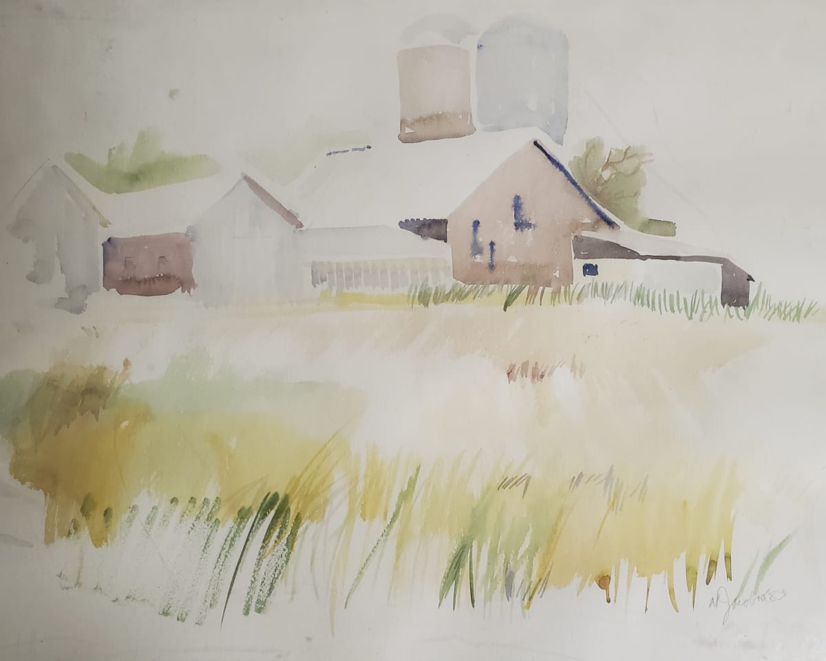 Green Grass Barn by Audrey Jacobson  Image: Green Grass Barn by Audrey Jacobson