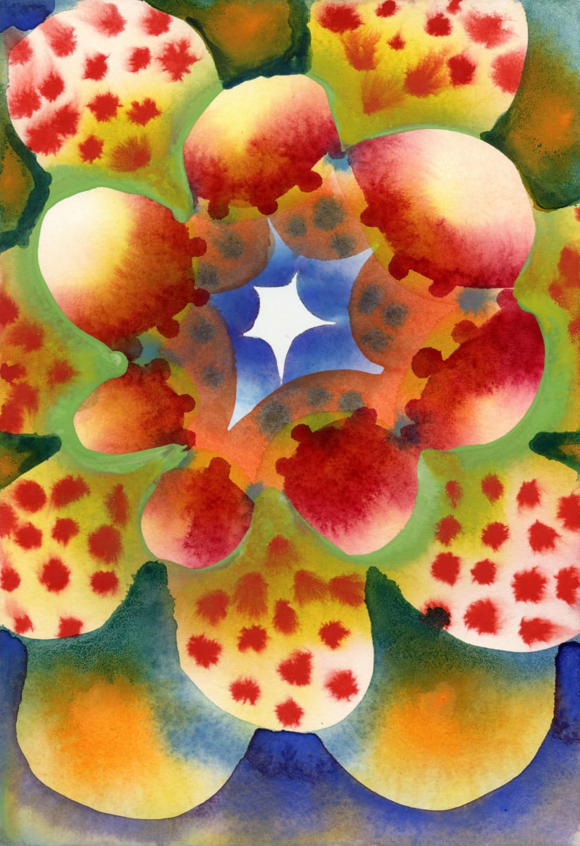 Floral with Red Spots by Betsy Brandt  Image: Floral with Red Spots by Betsy Brandt
