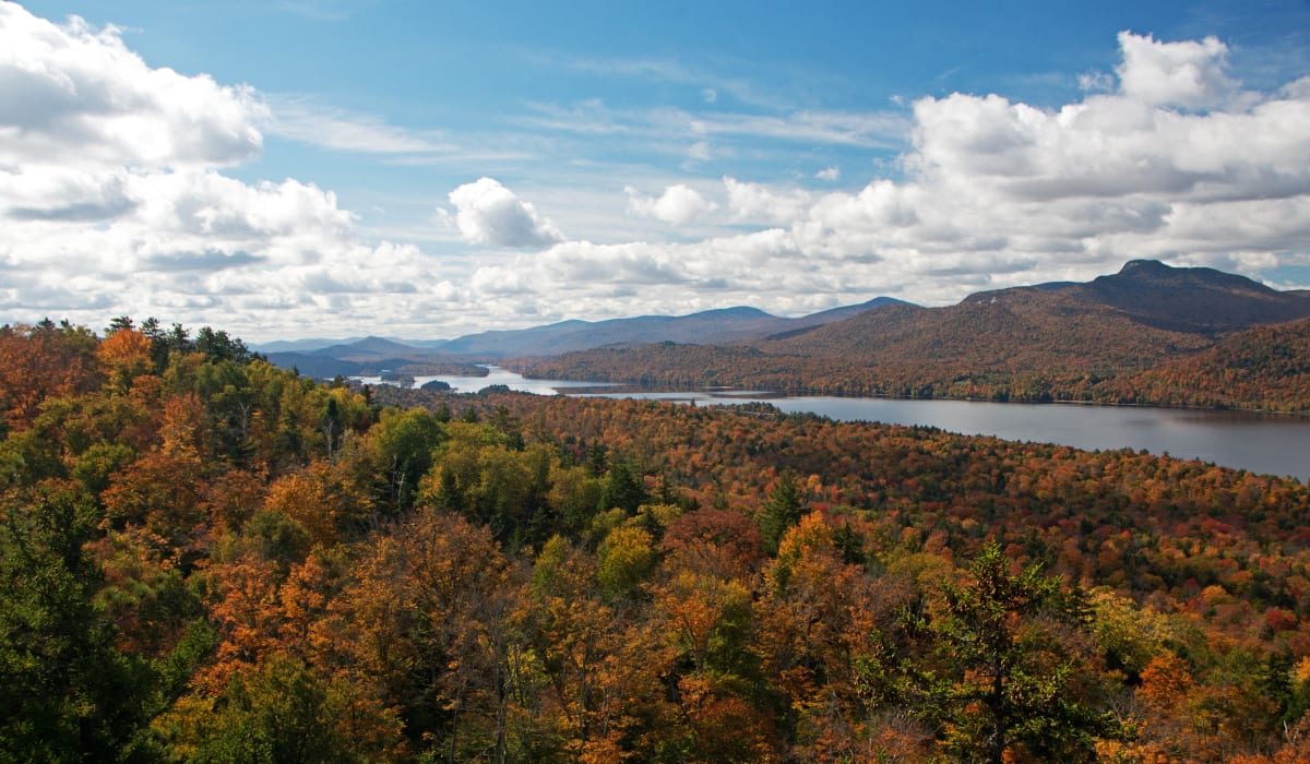 Indian Lake From Baldface by Dan Way  Image: Indian Lake From Baldface by Dan Way