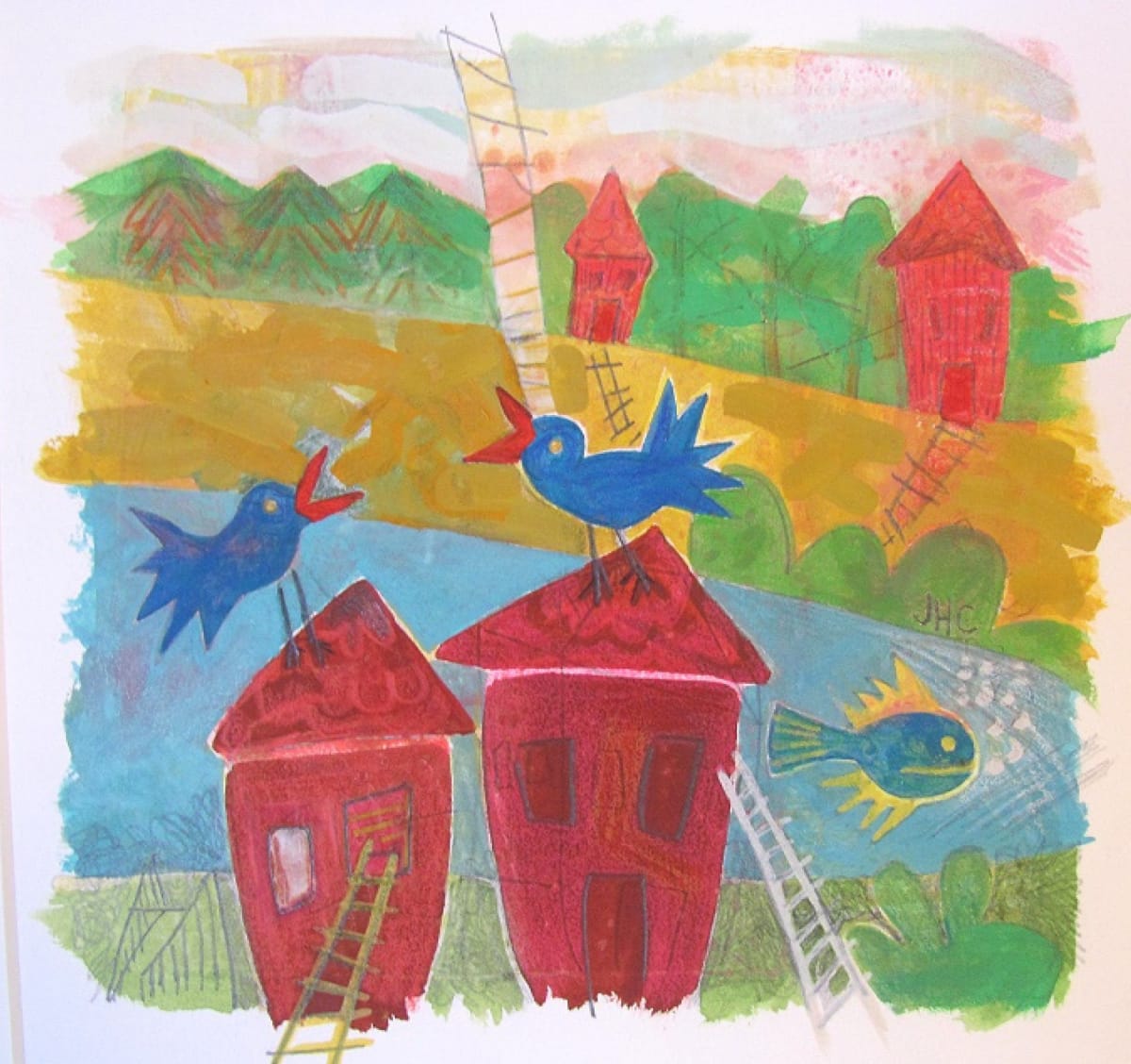 House Birds by Jean Clarke  Image: House Birds by Jean Clarke