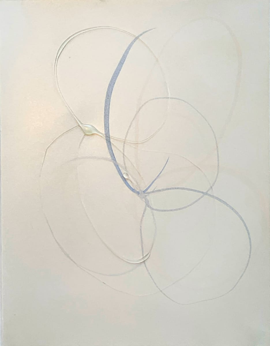 Cream Blue Reflect by Melissa McDonough 