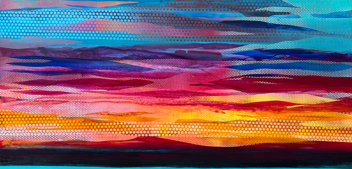 Post Digital Landscape – Sunset by SHAWN SKEIR 