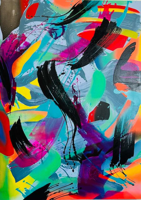Abstract Brushwork 4 by SHAWN SKEIR, Image 1.