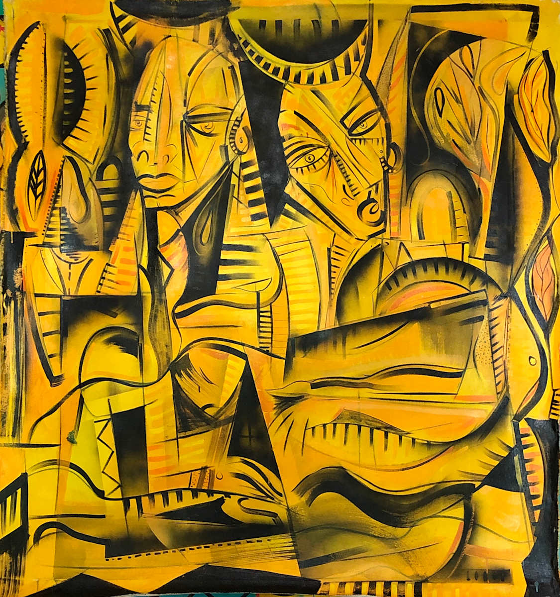 King and Queen - Tapestry Series by SHAWN SKEIR, Image 2.