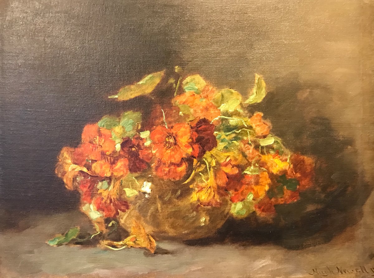 Still Life with Flowers by Hugh Newell 