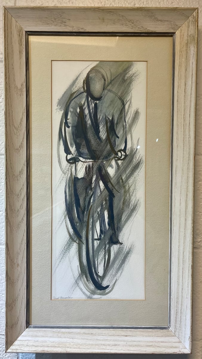 Man on Bicycle by David Brownlow 